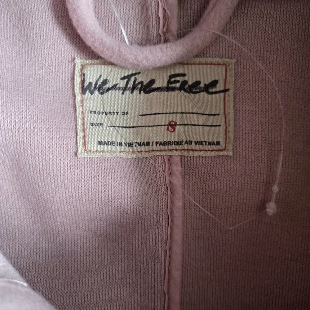 New Without Tag Free People We The Free Lola Pink Shirt Jacket Small NWOT